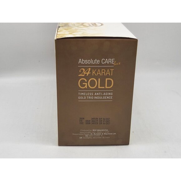 24 Karat Gold Anti-Aging Skincare Trio Set - Illuminating Day & Night Cream Lift - Picture 4 of 4